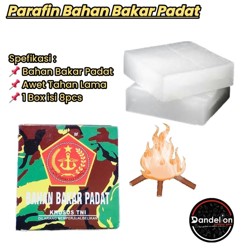 Parafin Bahan Bakar Padat