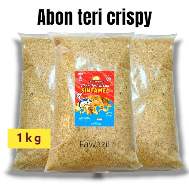 

Abon teri crispy Sintamel 1kg non Msg non penawet - abon ter nasi krispi - abin ikan teri nasi - abon teri siap saji - abon ikan teri