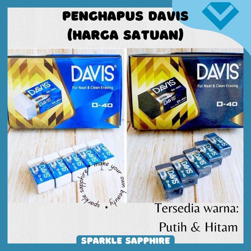 

DAVIS PENGHAPUS PENSIL Sekolah ATK Alat Tulis Sekolah