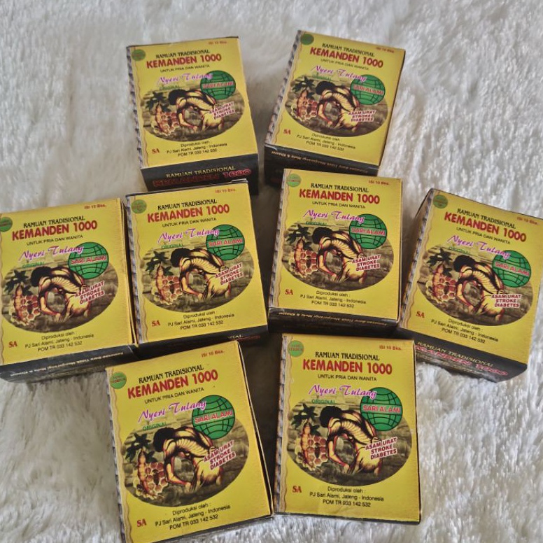 

R3@dy Stok Kemanden Sewu kemanden 1000 kemanden seribu herbal pegal linu rheumatik asam urat untuk pria dan wanita [230]