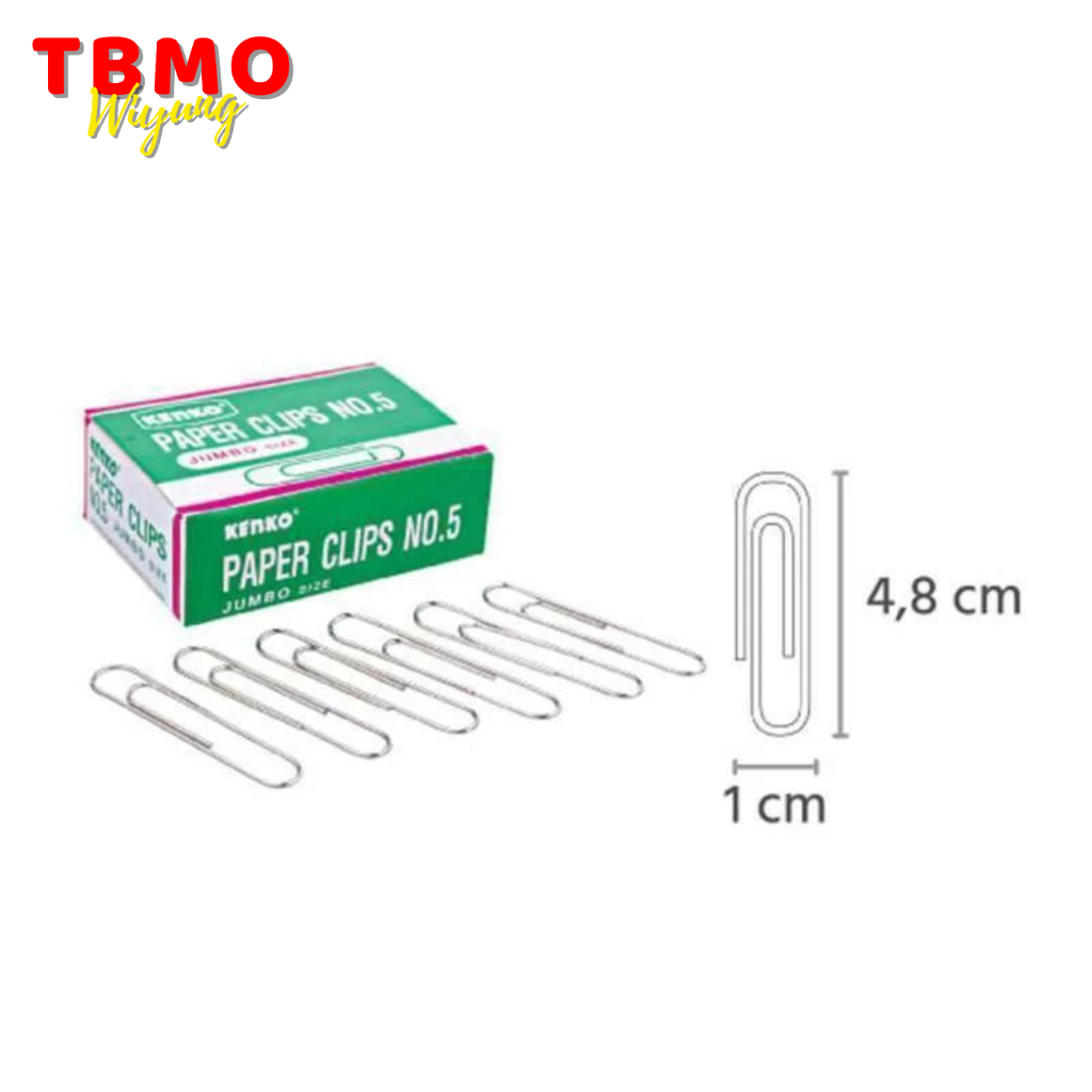 

TBMO Paper Clip / Trigonal Klip Kenko Jumbo No. 5