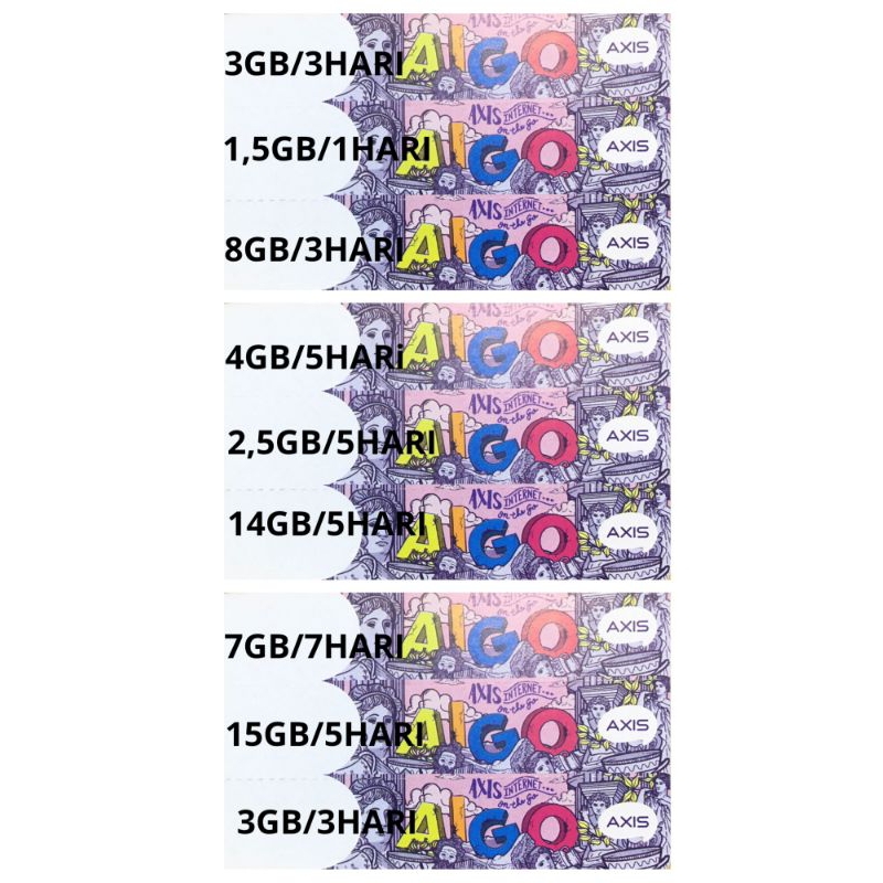 VOUCHER FISIK AXIS/AIGO MINI