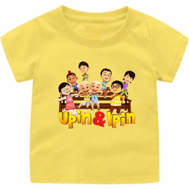 jojo clothing baju kaos anak cowok cewek Upin Ipin jarjit Meimei susanti umur 1-12tahun