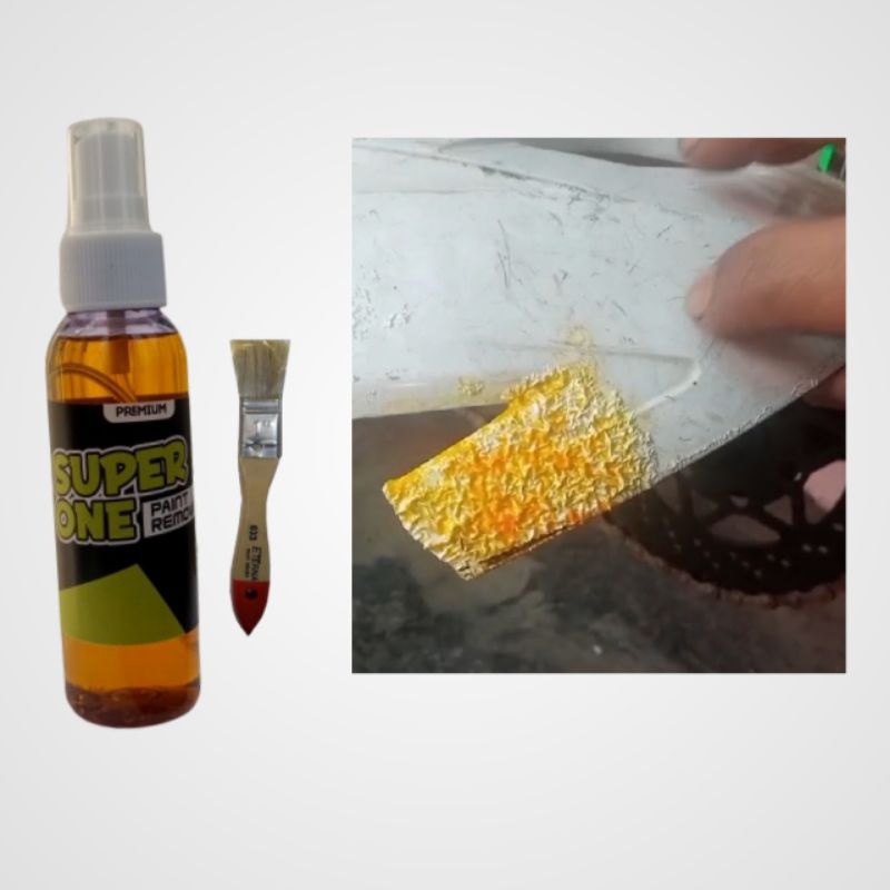 PAINT REMOVER PERONTOK CAT BODY PLASTIK GRATIS KUAS