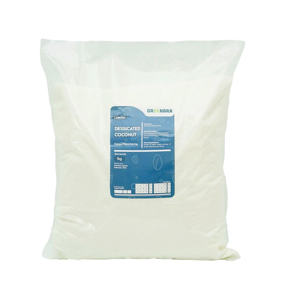 

[☹M90➢] Kelapa Parut Kering 1Kg / Dessicated Coconut [134]