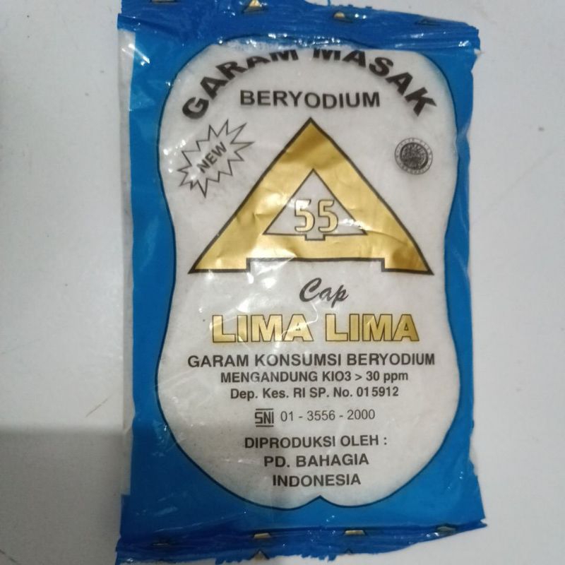 

lima lima Garam konsumsi premium Lima Lima 150gr