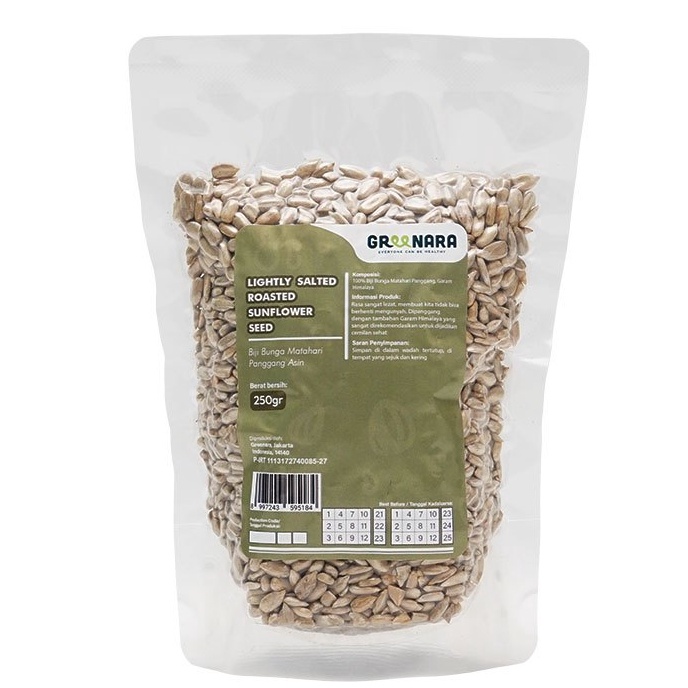 

[PRODUK 8IHHF87] Lightly Salted Roasted Sunflower Seed 250gr / Kuaci Kupas Harga Termurah ( ⌒