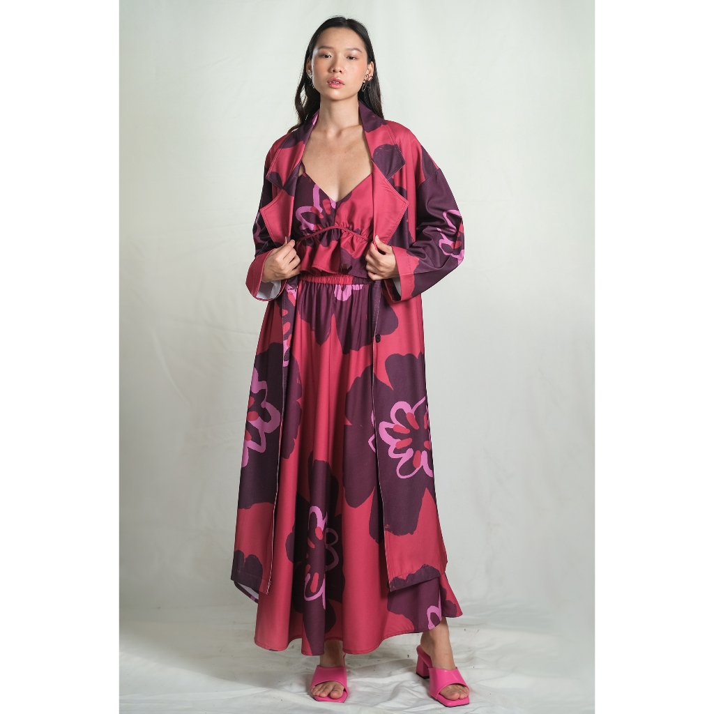 Kyrra Olla Muscat Duster Coat. Outwear Wanita