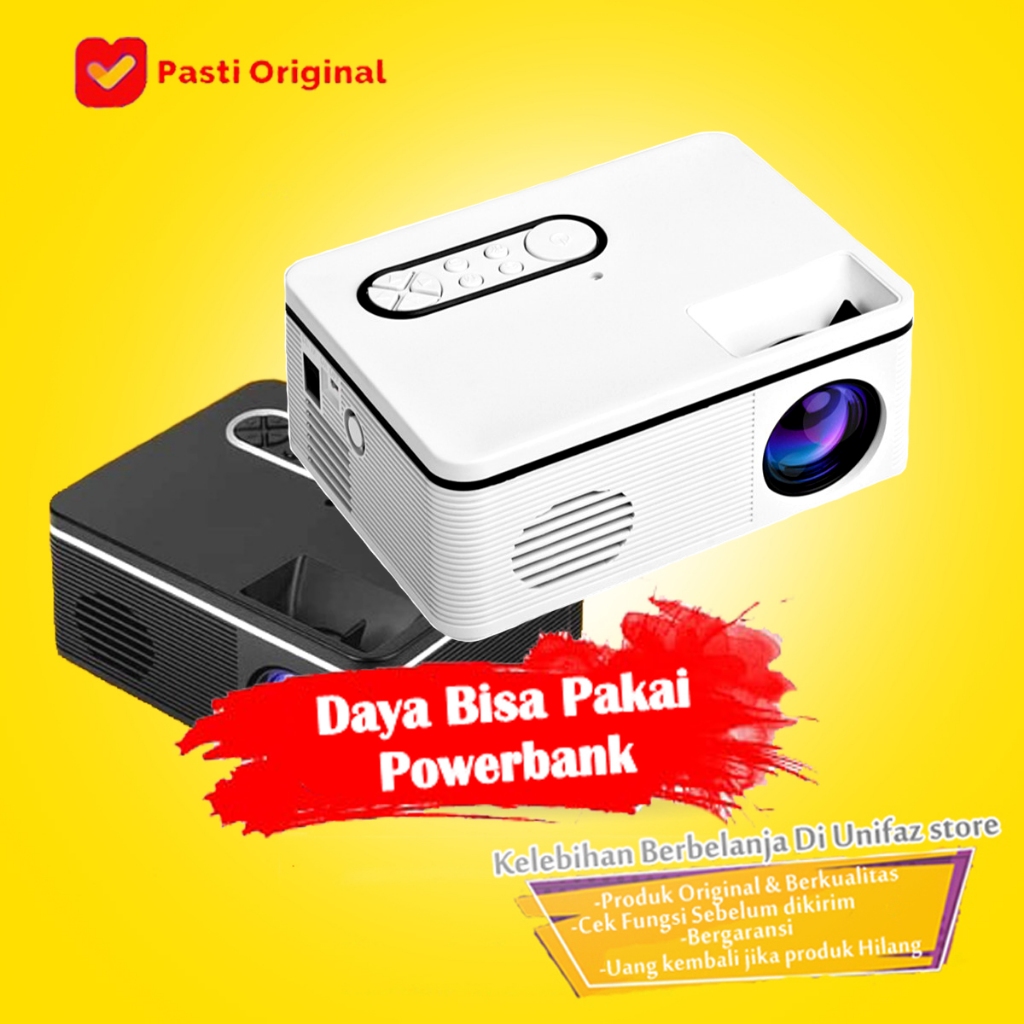 Proyektor Murah / Proyektor mini bisa pakai powerbank / Infocus / Infokus / Projector mini / Projekt