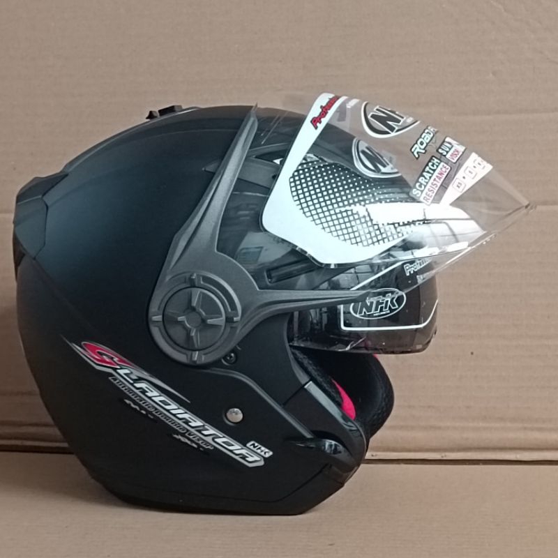 Helm NHK Gladiator Solid Black Doff Original