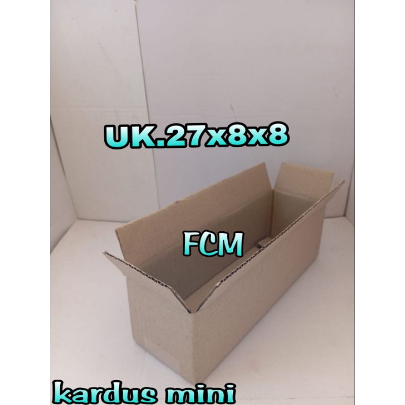 

kardus packing UK 27x8x8 kardus kecil kardus polos