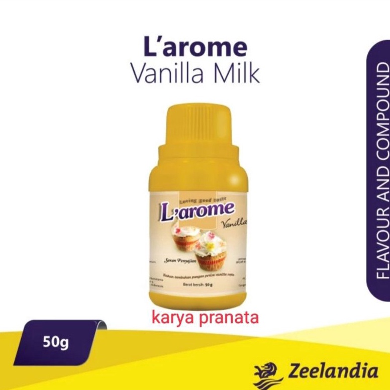 

87 Larome vanilla milk 50g zeelandia 35