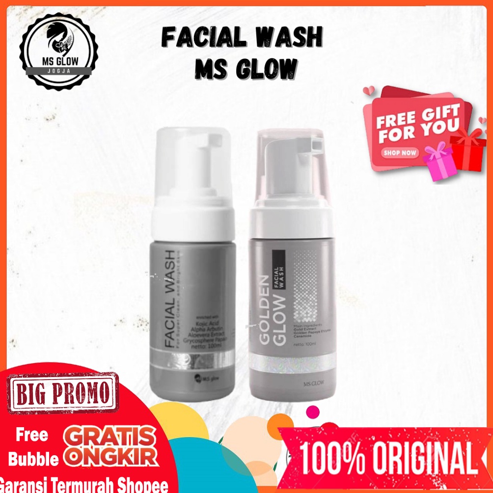 Seller?? (EXP 2025) Ecer Ms Glow Sabun Wajah - Facial Wash MS Glow Original 0cl9w