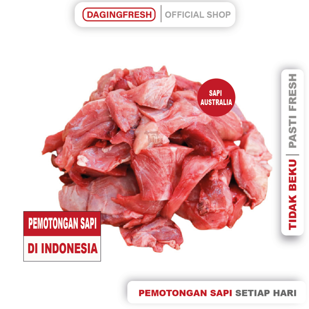 

[100%LOKAL] Daging SOP - Daging Sapi segar - daging sapi australia - Daging sapi lokal