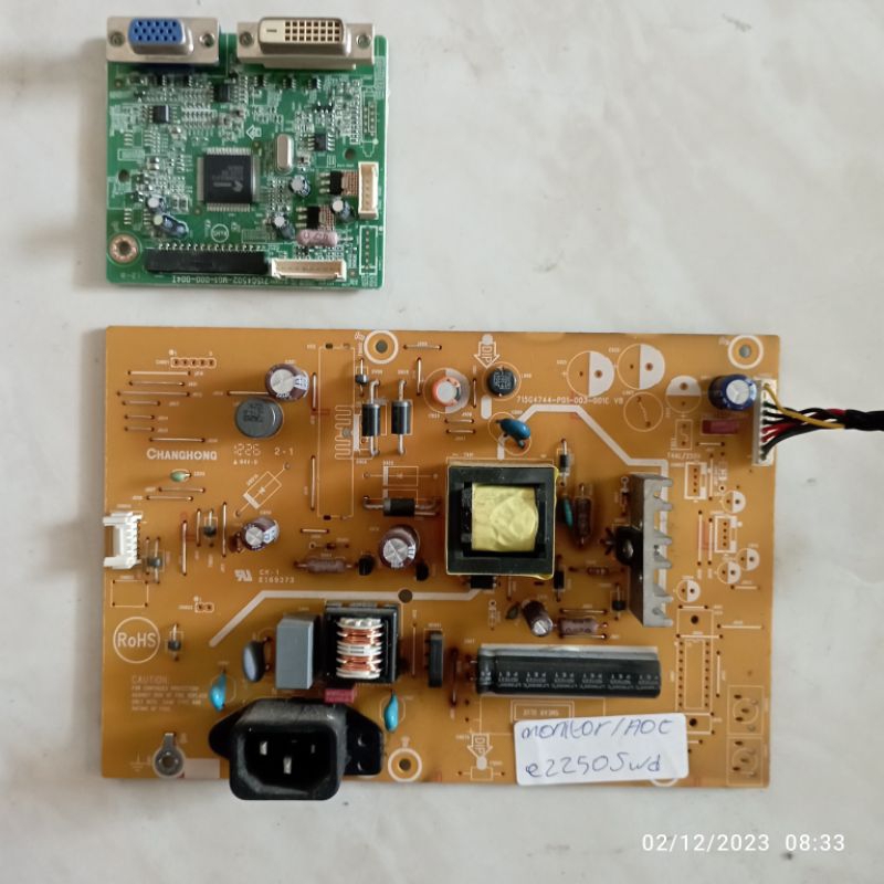 mb mobo mainboard module mesin MONITOR AOC E2250SWD.