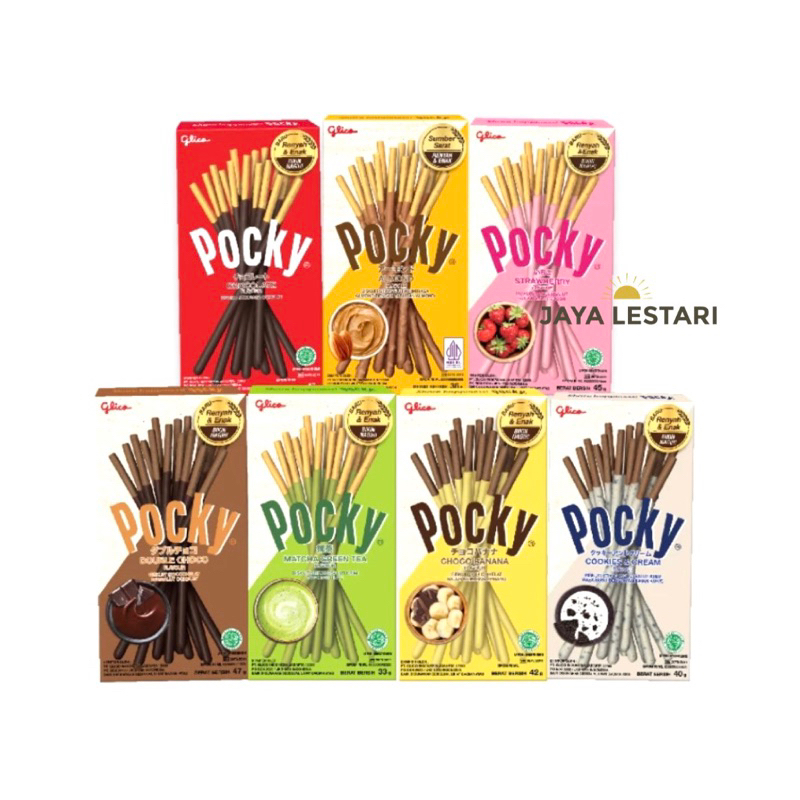 

Glico Pocky Stick Biscuit (10 Varian Rasa)