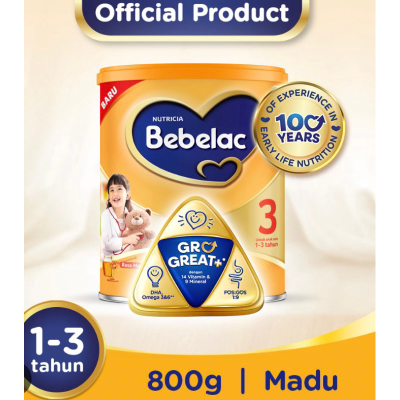 BEBELAC 1-3 TAHUN GROGREAT SUSU SEHAT BUNDLING KARDUS ISI 15 KALENG