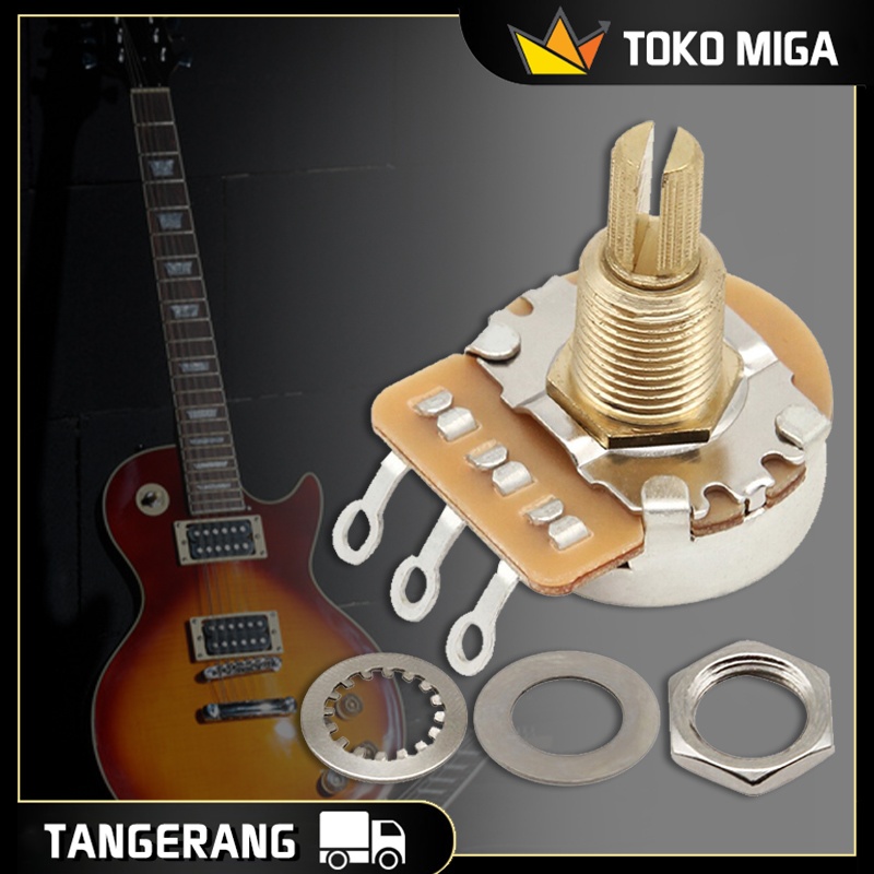 Potensio Gitar Listrik Original Copper Shaft Pot Potensio Gitar 250k/500k Potensio Bass