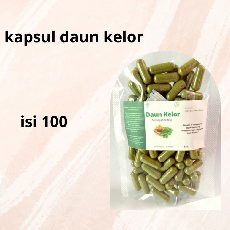 

[PRODUK VTPGI62] Daun Kelor Isi 100 Kapsul Moringa 84