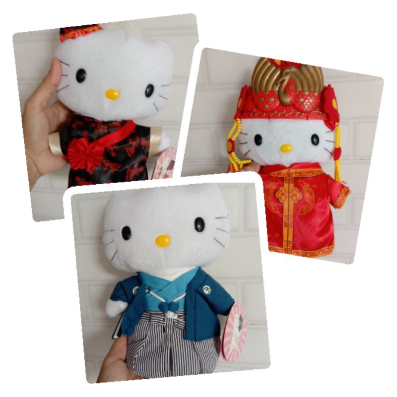 Boneka hk mcd wedding / boneka hellokitty mcd kostum
