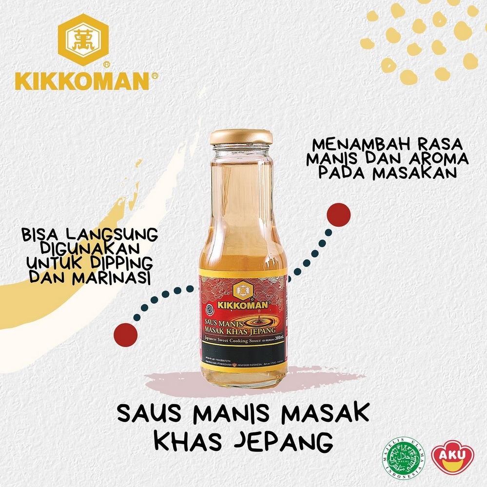

Kikkoman Saus Manis Masak Khas Jepang 250ml – Pengganti Mirin HALAL
