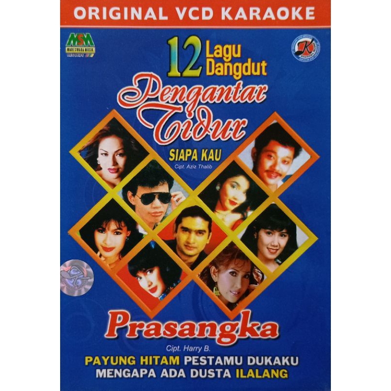 VCD ORIGINAL ALBUM 12 LAGU DANGDUT PENGANTAR TIDUR INE SINTHYA, LILIS KARLINA, IIS DAHLIA DLL