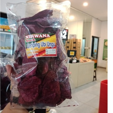 KRIPIK UBI UNGU OLEH OLEH SEMARANG