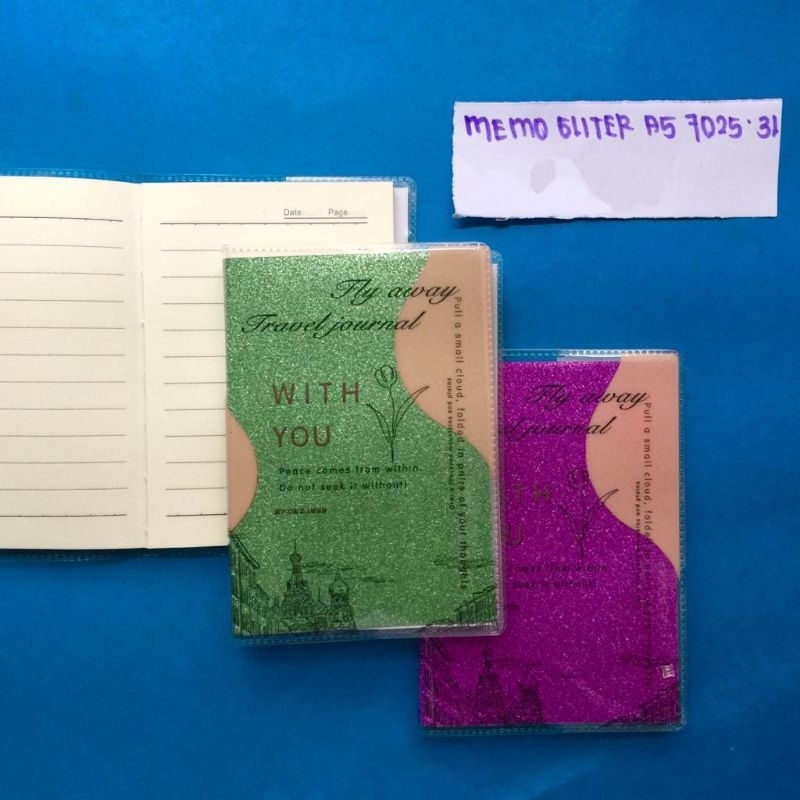 

MEMO GLITER A5 7025-31/ NOTE BOOK UKURAN A5