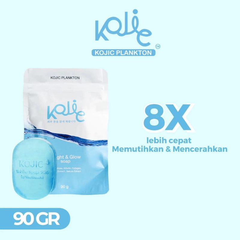 PAKET KOJIC PLANKTON BRIGHT & GLOW SOAP 90 GRAM