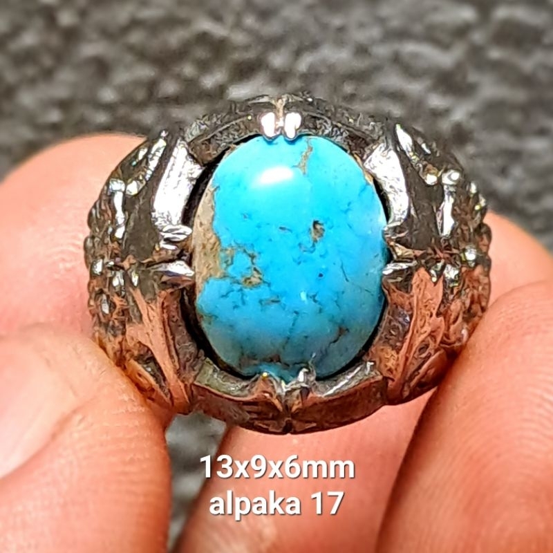 CINCIN PIRUS PERSIA BIRU FANCY bukan mesir hubei giok bacan garut