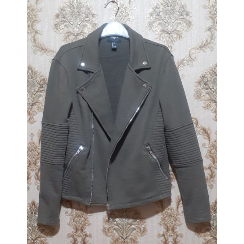 jaket ramones Forever21Men ❌Sold ijo❌