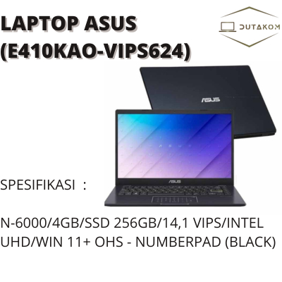 LAPTOP ASUS (E410KAO-VIPS624) (BLACK)