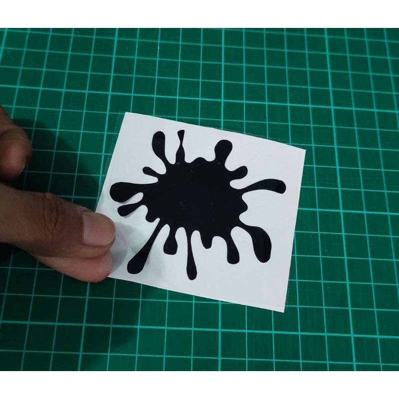 

stiker bercak custom cutting sticker murah keren