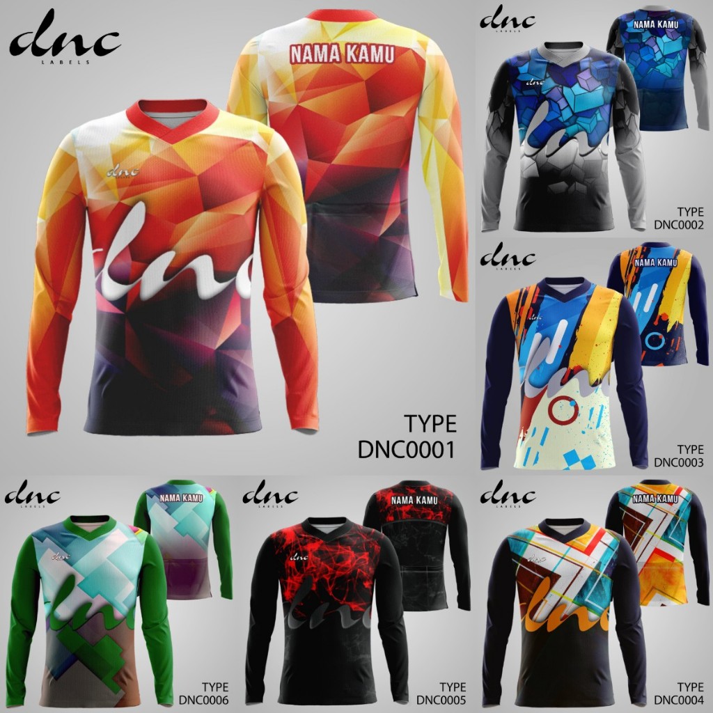 Kaos Jersey Sepeda DNC Labels Premium ORIGINAL dnclabels