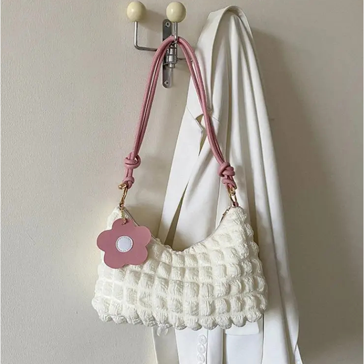 LILACFASHIONS P22000 1KG MUAT 4PCS TAS SELEMPANG BAHU FASHION IMPORT TAS KETEK SHOULDER BAG AESTHETI