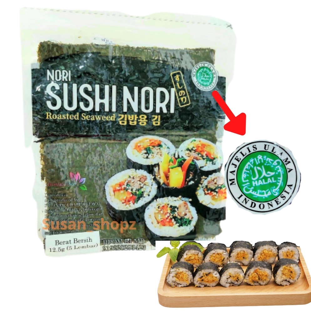 

Produk Keren Lembaran Nori 5 Lembar Rumput Laut Sushi Seaweed 9hjf8