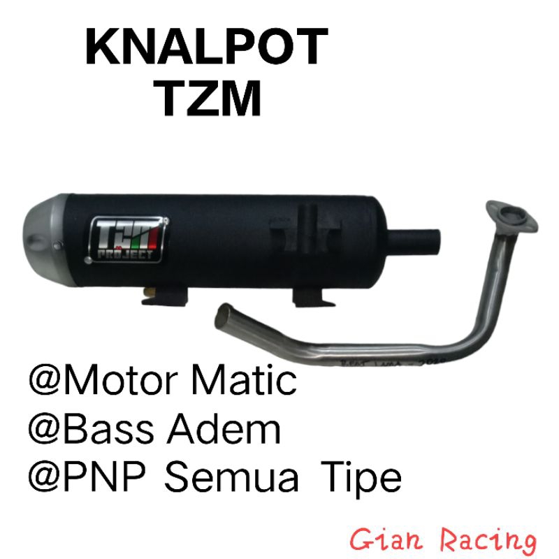Knalpot Standar Racing TZM Mio, Beat, Vario, N-Max, PCX