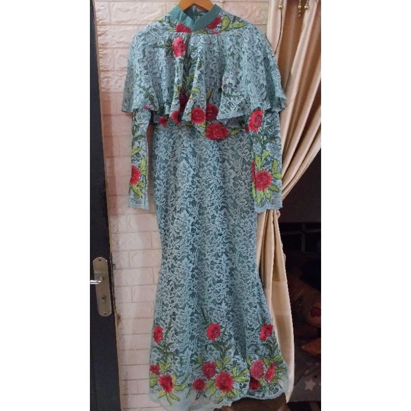 Gamis Pesta | Baju Gamis | Gaun Pesta Model Duyung | Gamis Premium | Gamis Brukat Premium