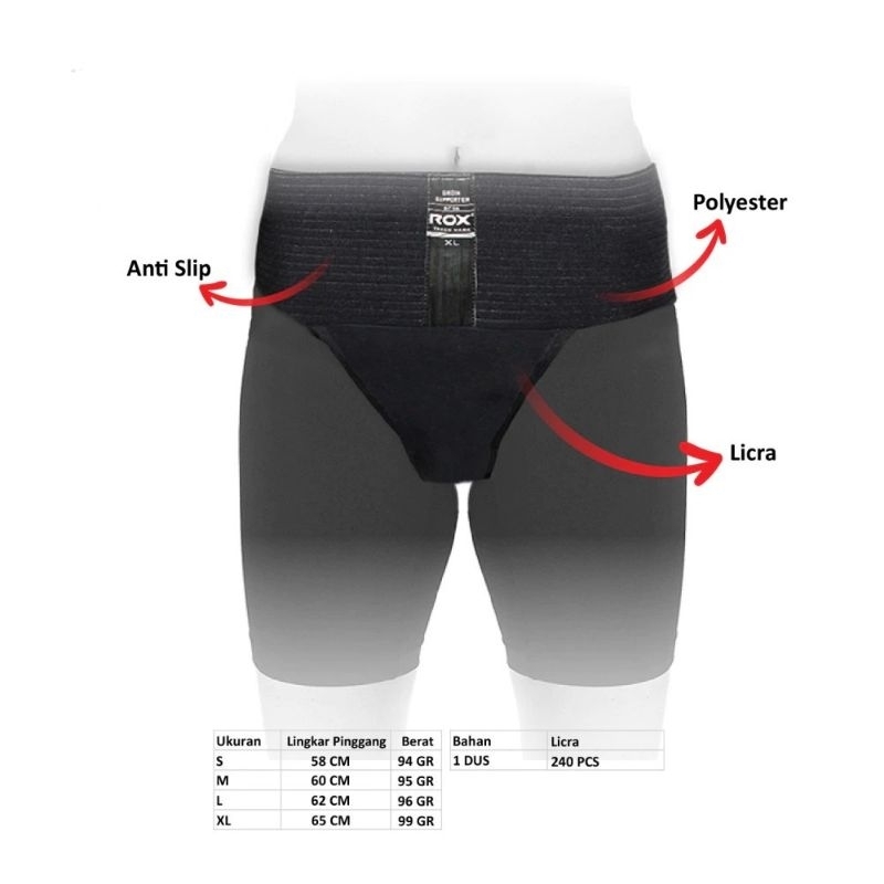 CELANA DALAM SUPPORTER ORIGINAL ROX