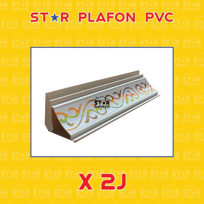 lis plafon pvc motif murah Karawang