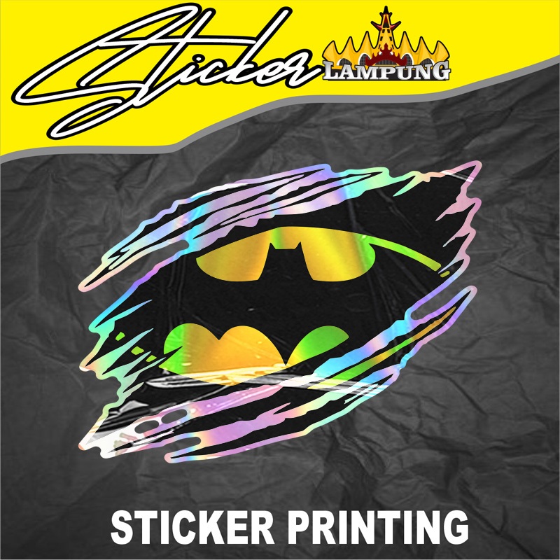 STIKER LOGO BATMAN STIKER PRINTING STIKER BATMAN LOGO LOGO KEREN STIKER MOTOR