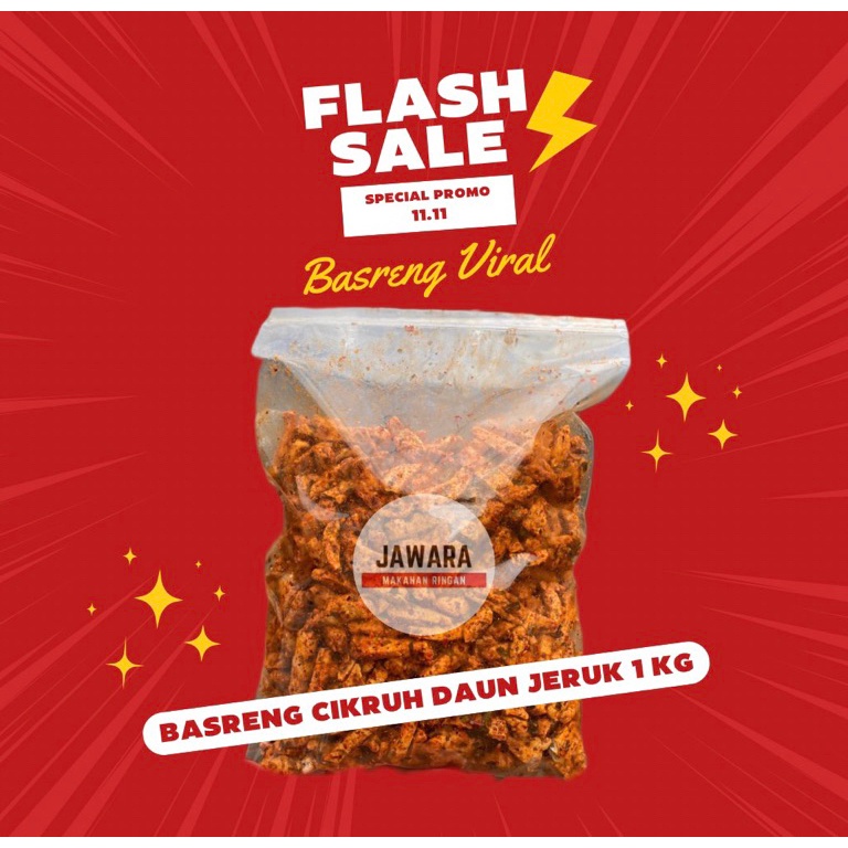 

6BWLC (FLASH SALE) BASRENG JAWARA VIRAL 1KG ←Ready Stock