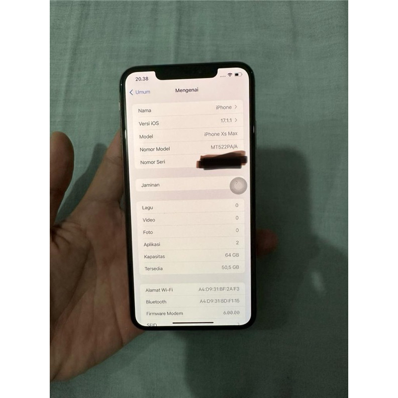 IPHONE XS MAX 64GB