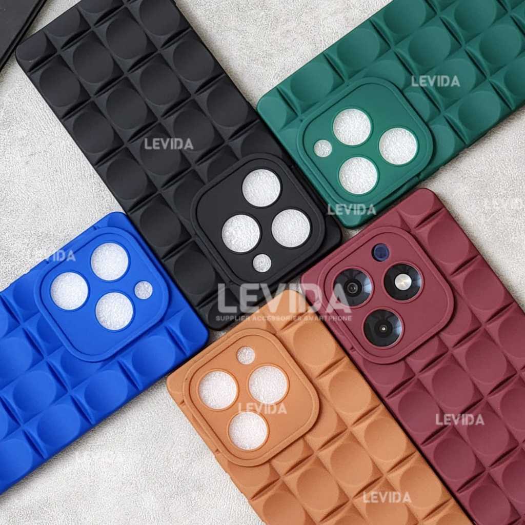 Case Itel A70 Softcase 3D motif Finger Case Itel A70