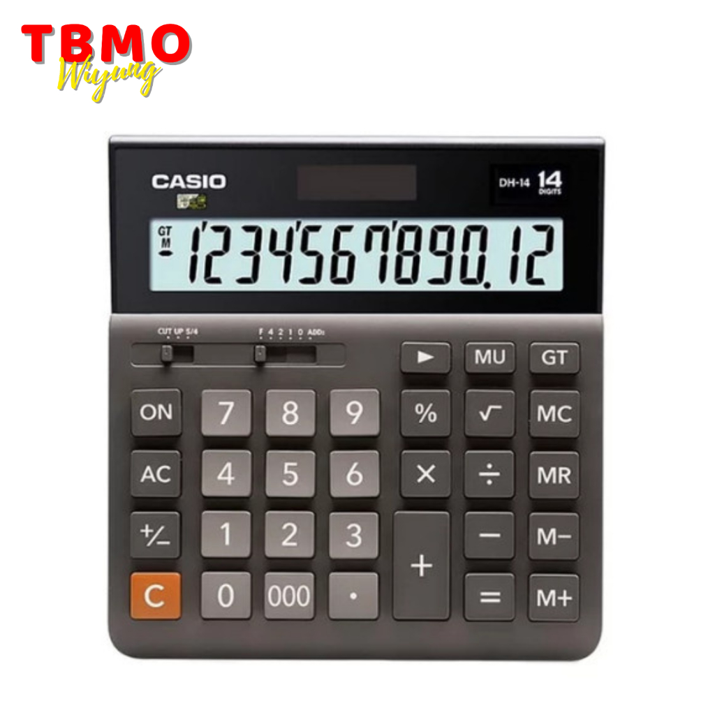 

TBMO Kalkulator Caio DH-14 Hitam Kalkulator Kantor 14 Digit