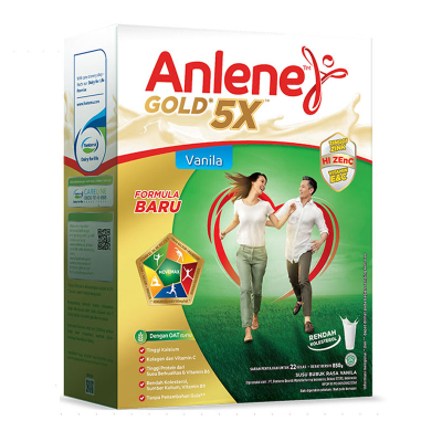 

Anlene Gold 5X Susu Bubuk Dewasa Vanila 850/885 gram