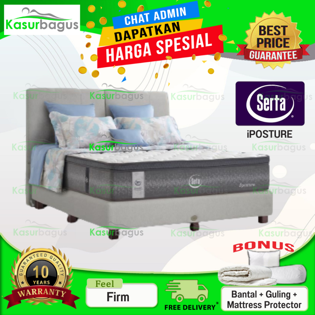 Serta Kasur Springbed New iPosture - Full Set 160x200