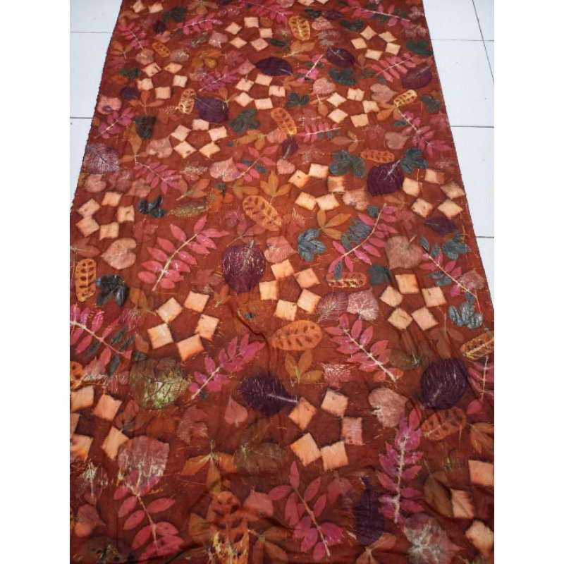 Kain batik Ecoprint Kain katun