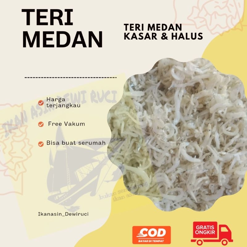 

Teri medan / teri nasi / teri toge 100 gram