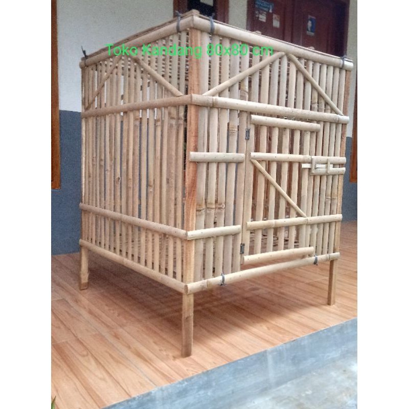 Kandang Ayam Bangkok Bambu Lipat Rakitan